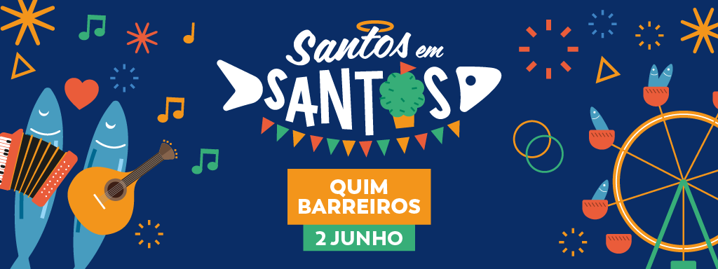 Quim Barreiros no Santos em Santos
