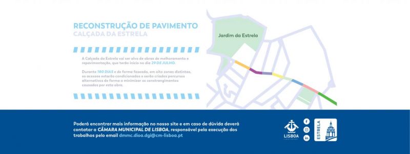 Reconstrução de Pavimento Calçada da Estrela