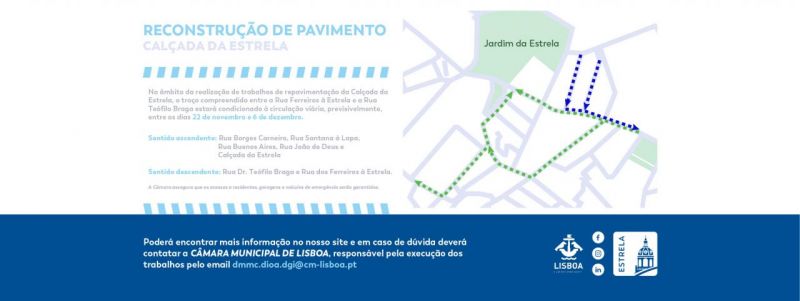 Reconstrução de Pavimento Calçada da Estrela