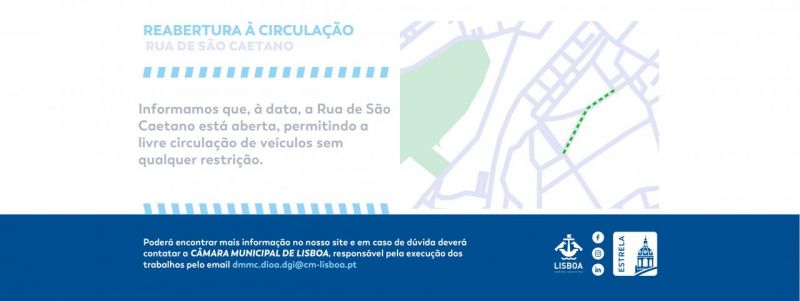 Rua de São Caetano - Circulação Reaberta 