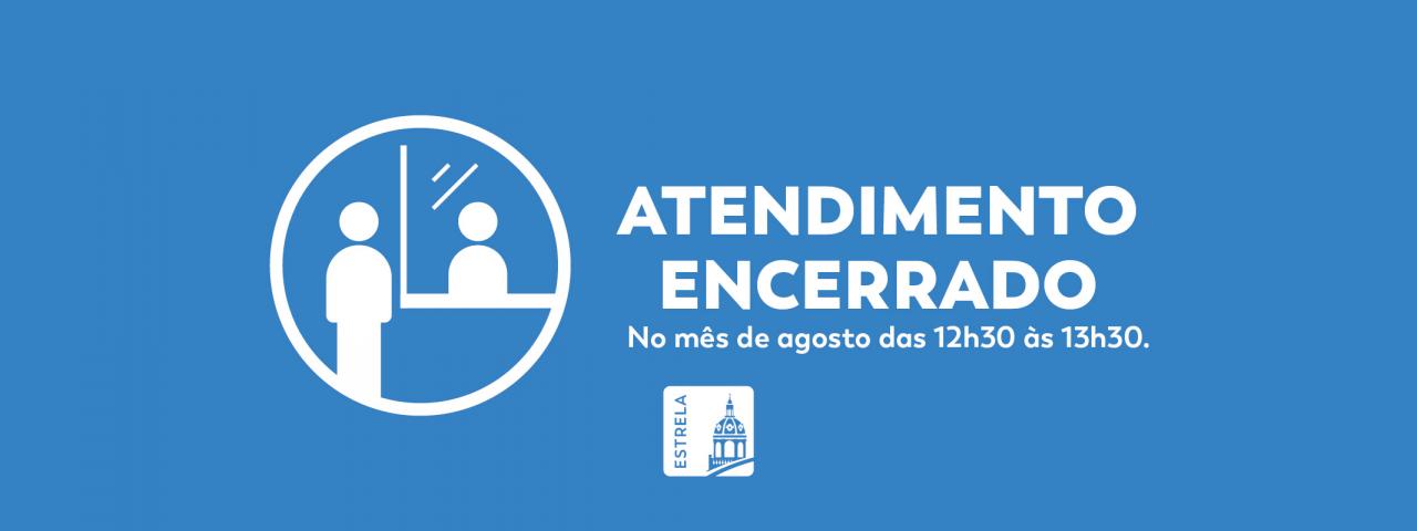 Horário Atendimento mês de agosto