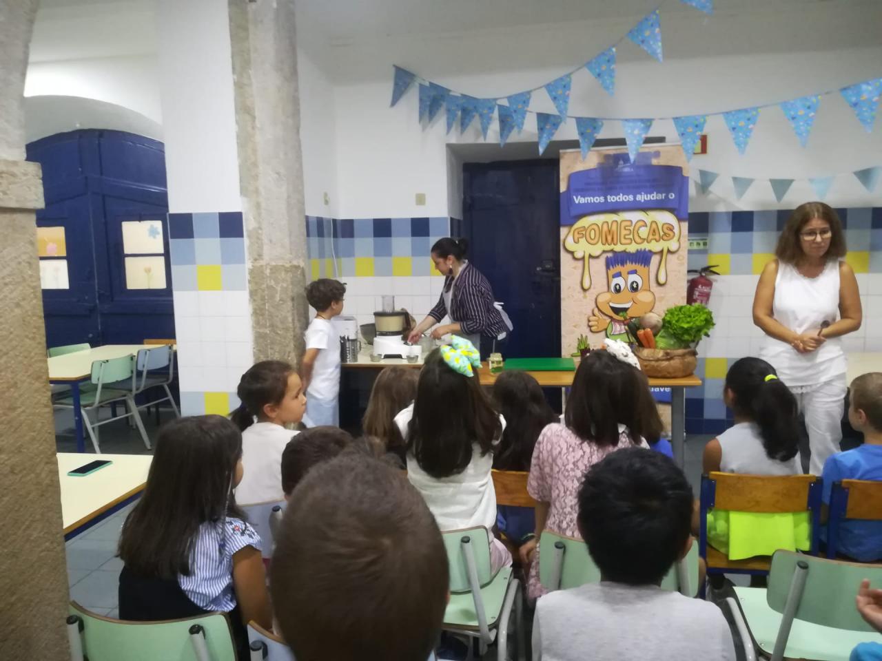 Workshop “snack vegetariano ao meio da manhã” na Escola nº 72